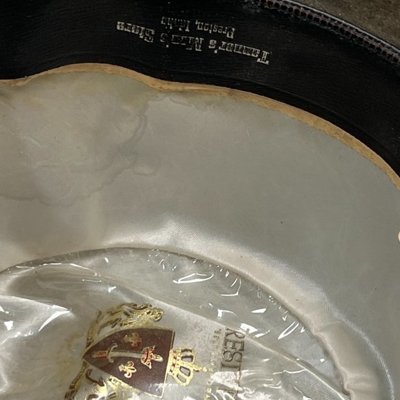 Resistol Self Conforming Long Oval Cowboy Hat Brown Tanners Idaho Fedora - Picture 4 of 16